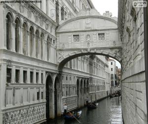 пазл Мост вздохов, Италия